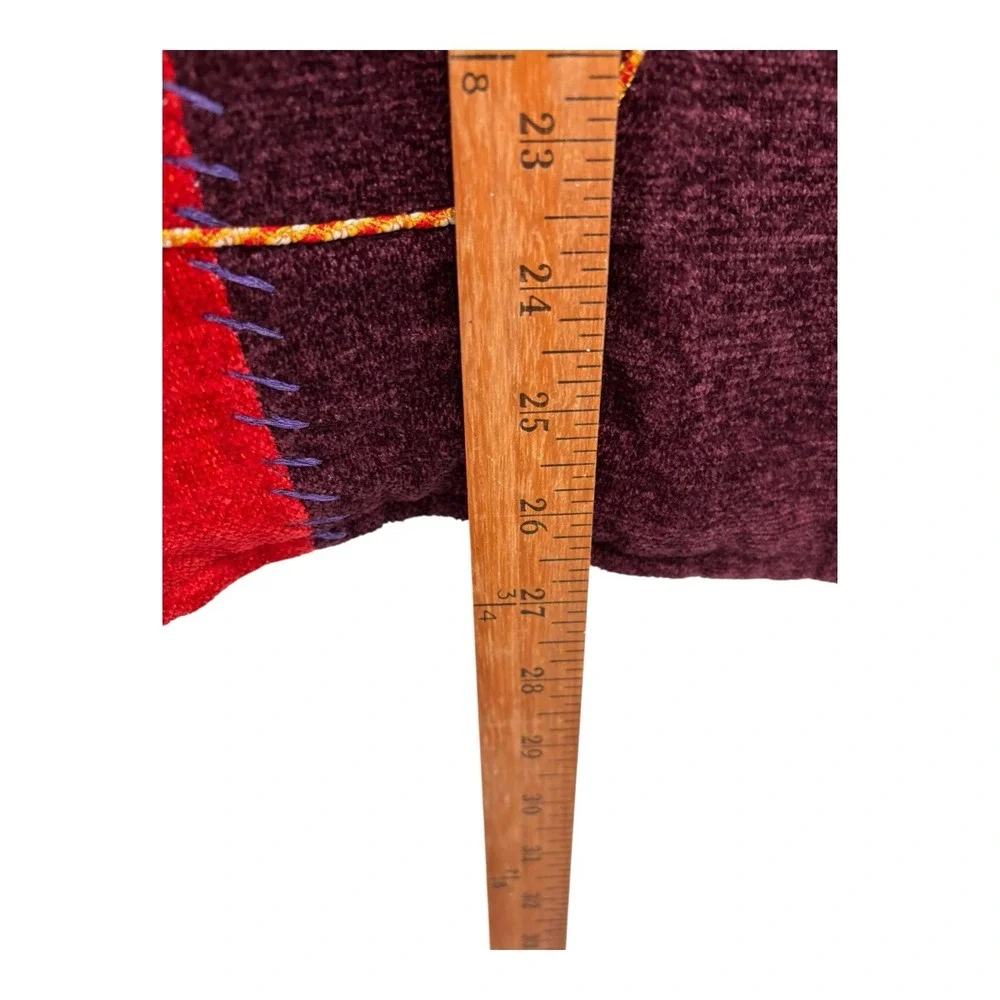 Daniel K Jacket‎ Womens XL Multicolor Patchwork Wearable Art Abstract Geometric